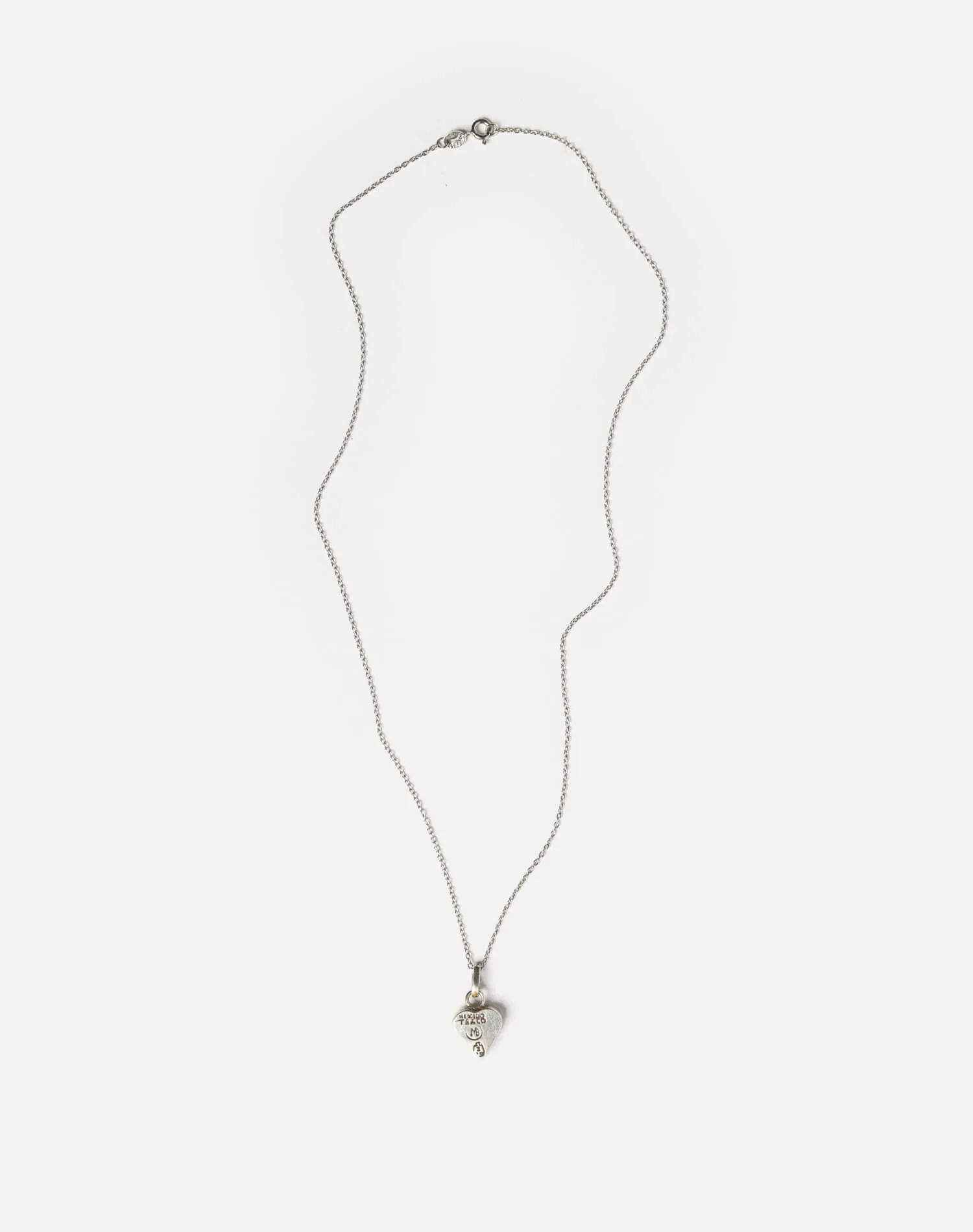 70s Heart Pendant with Stone Inlay Necklace -#1043 sold by Re/Done product image thumbnail 3