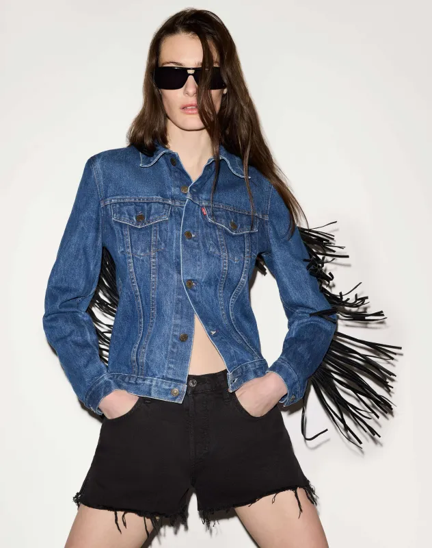 Levi's Fringe Trucker made by Re/Done