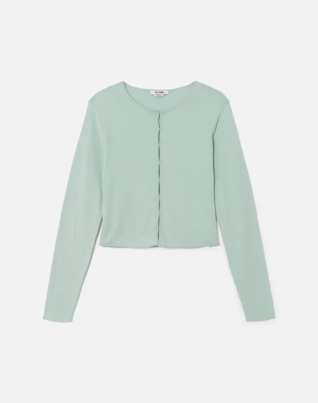 The Sol Top - Light Mint sold by Re/Done