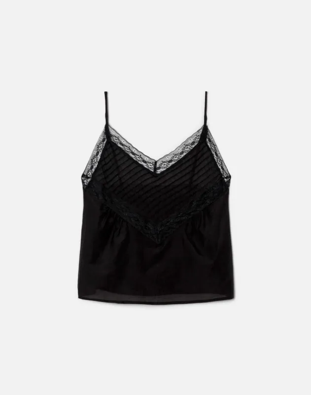 Sofia Cami - Black sold by Re/Done