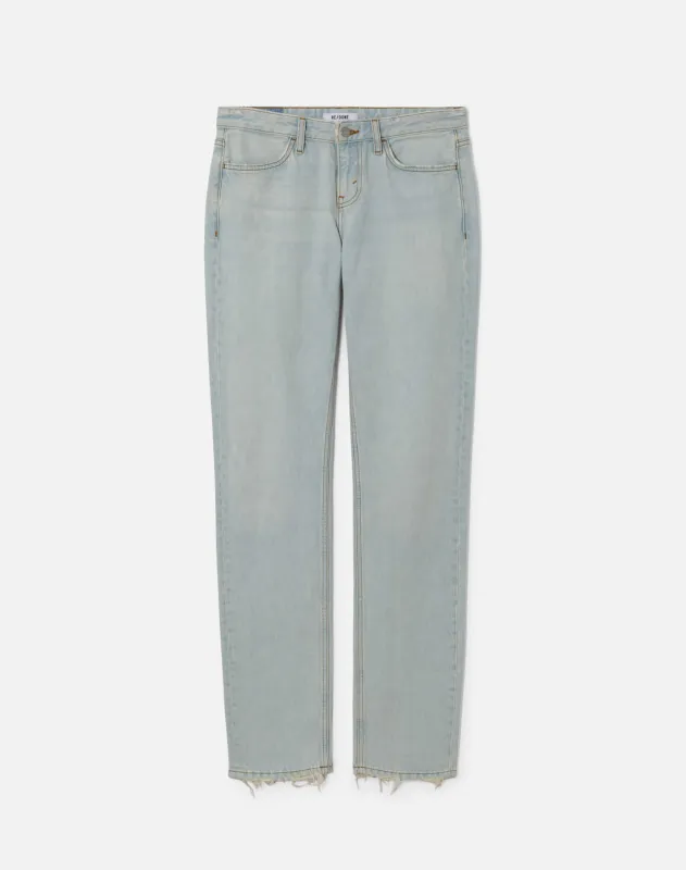 The Snatch Back Straight - Bleach Distress sold by Re/Done