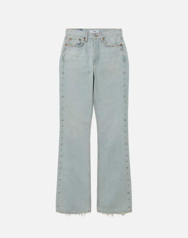 70s Star Studded Bootcut - Bleach Distress made by Re/Done