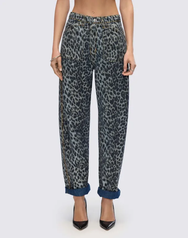 The Rewind Jean - DK Santa Cruz/Cheetah made by Re/Done