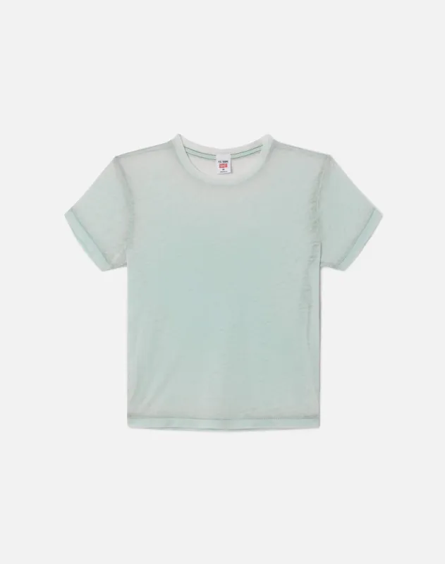 Hanes 50s Boxy Tee - Light Mint made by Hanes