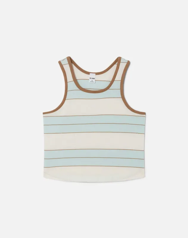 Bama Tank - Light Mint sold by Re/Done