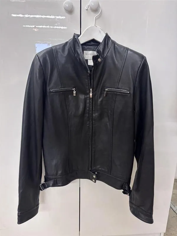 Y2K Hugo Buscati Leather Jacket sold by Re/Done