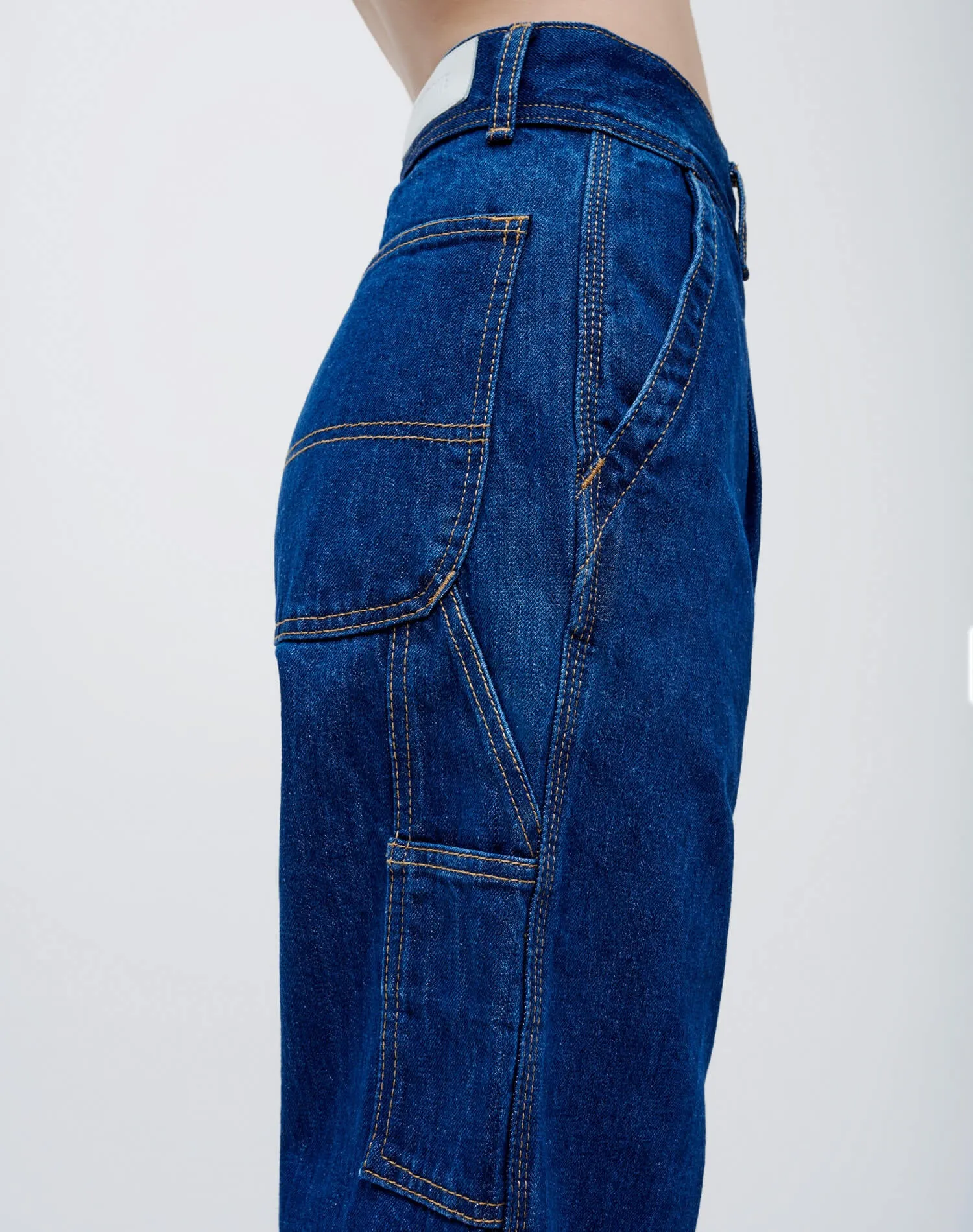 Utility Loose Jean - True Rinse sold by Re/Done product image thumbnail 5