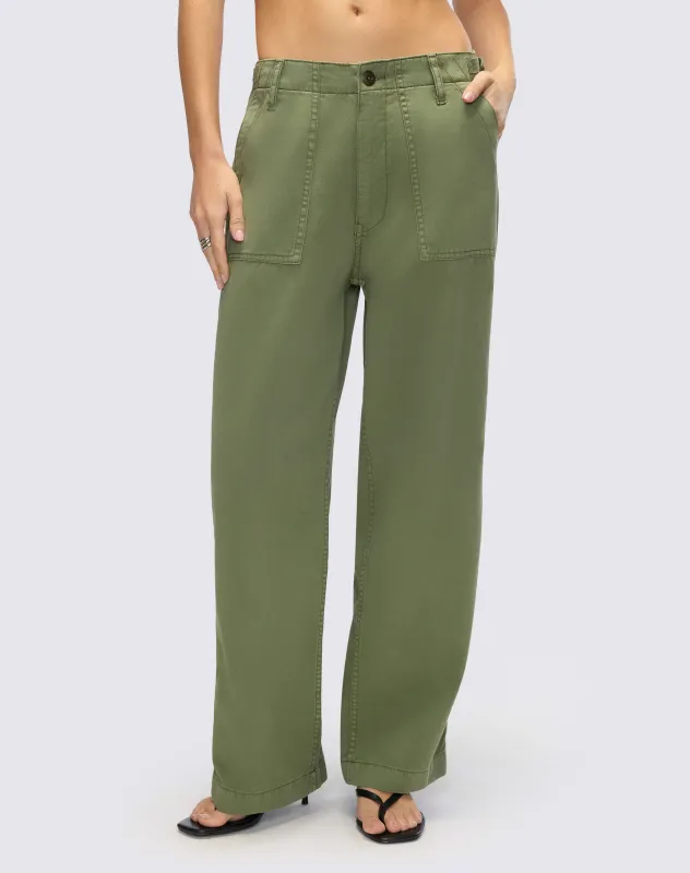 The Trooper Pant - Desert Sage made by Re/Done