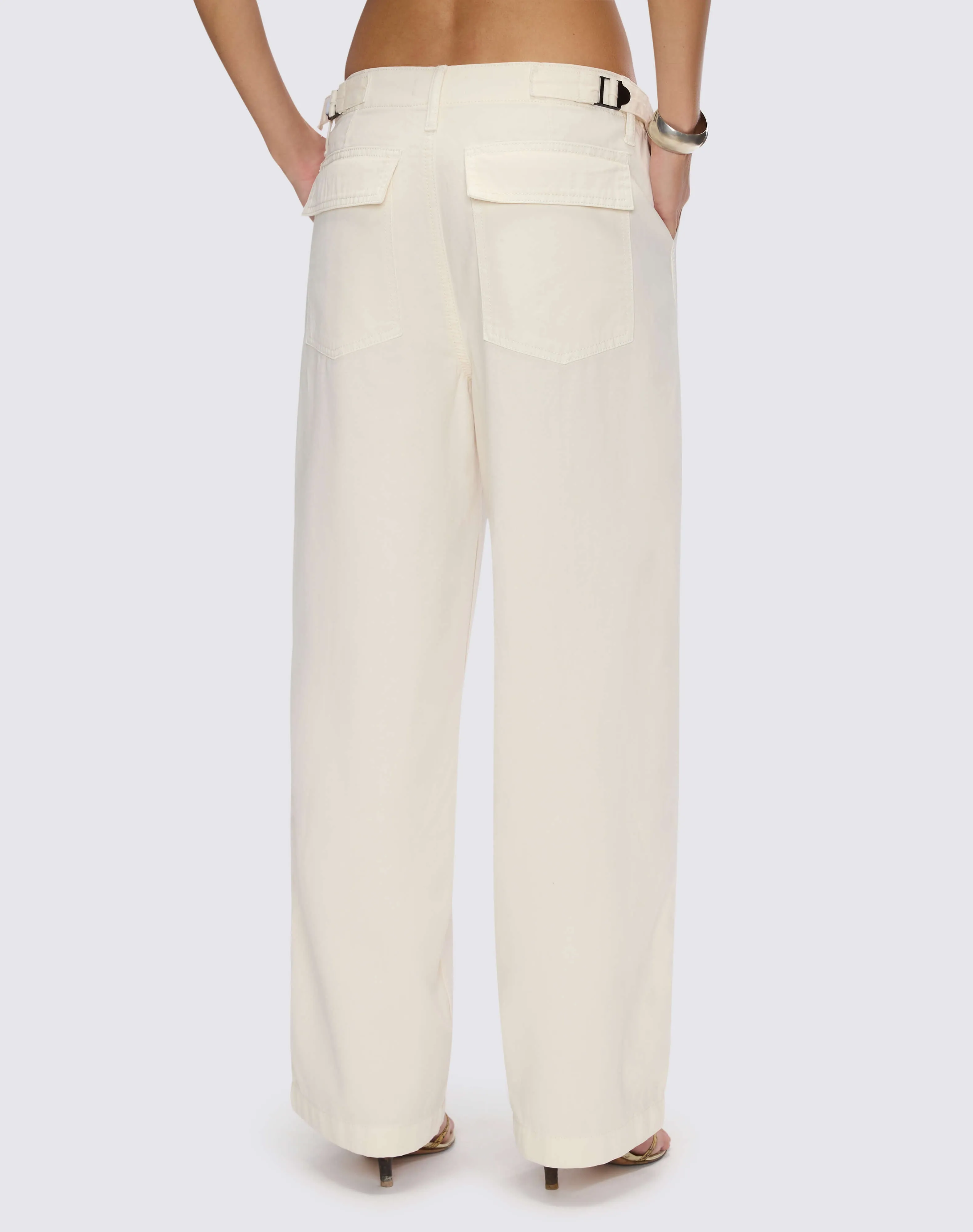 The Trooper Pant - Crema sold by Re/Done product image thumbnail 2