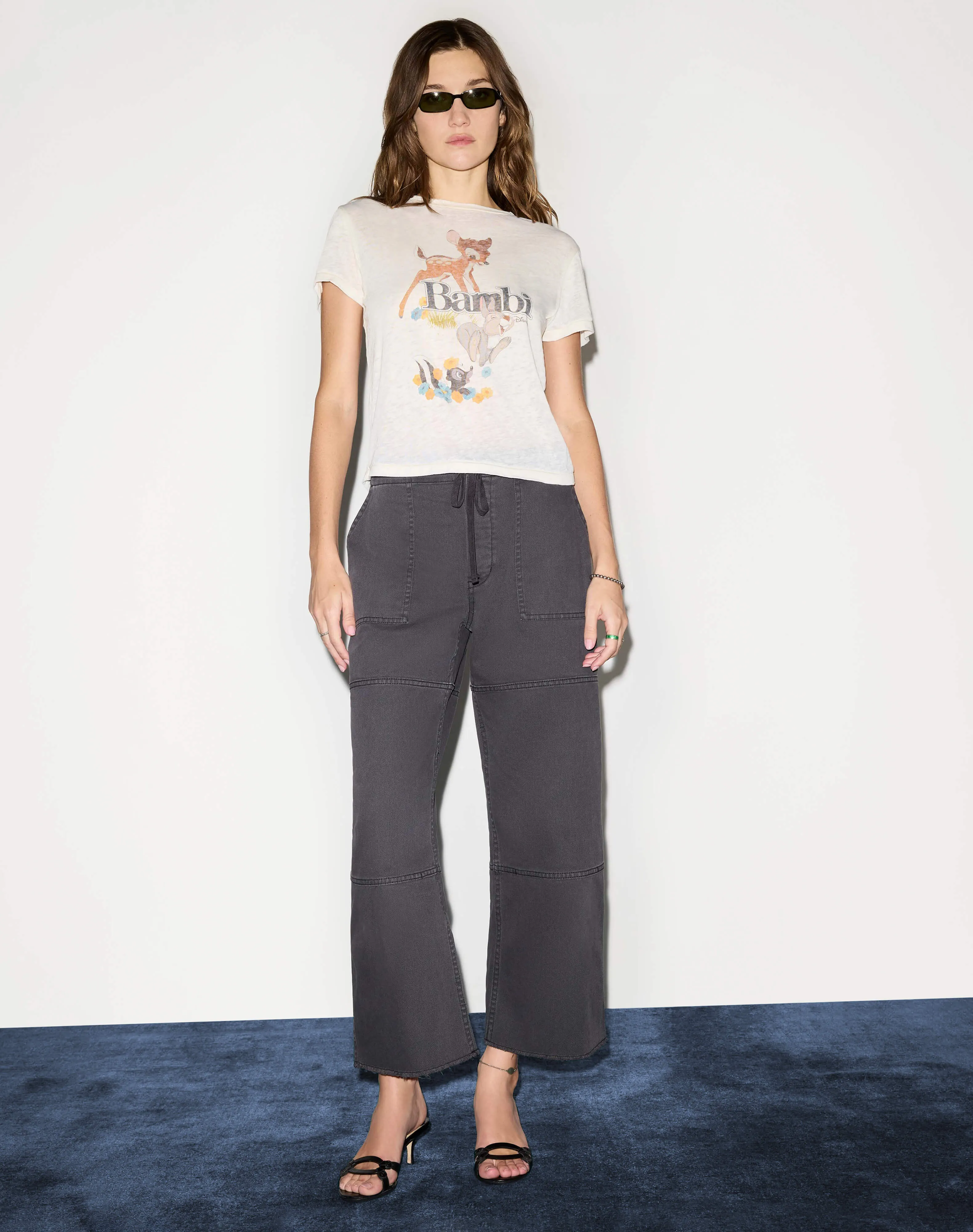 Classic "Bambi" Tee - Vintage White sold by Re/Done product image thumbnail 4