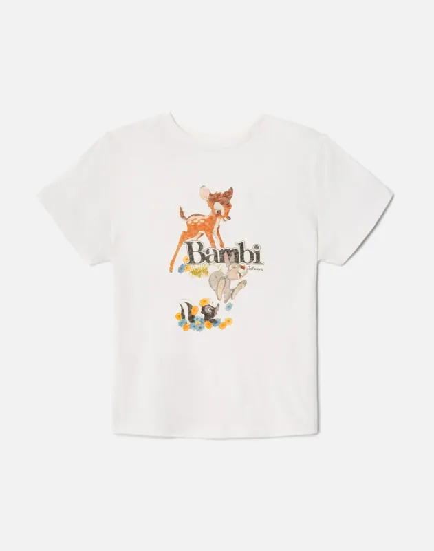Classic "Bambi" Tee - Vintage White made by Re/Done