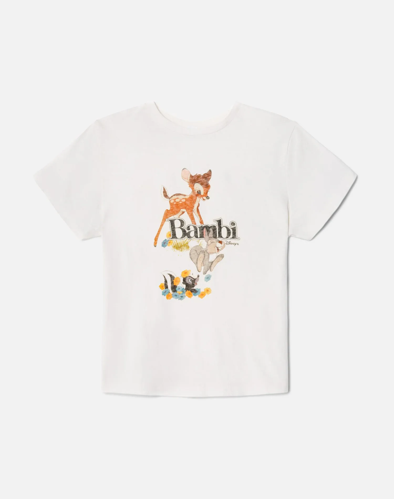 Classic "Bambi" Tee - Vintage White sold by Re/Done