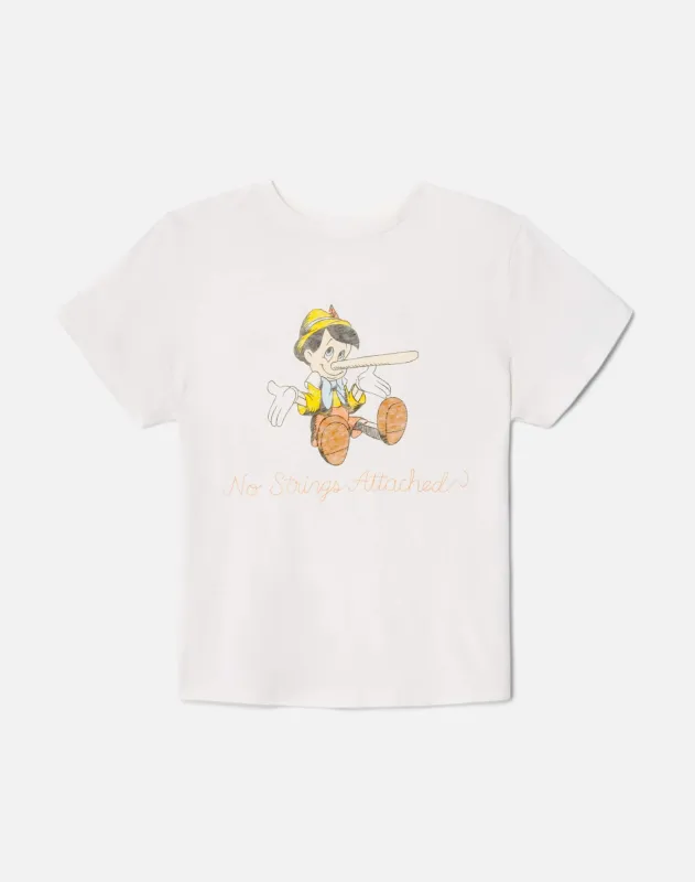 Classic "Pinocchio" Tee - Vintage White made by Re/Done