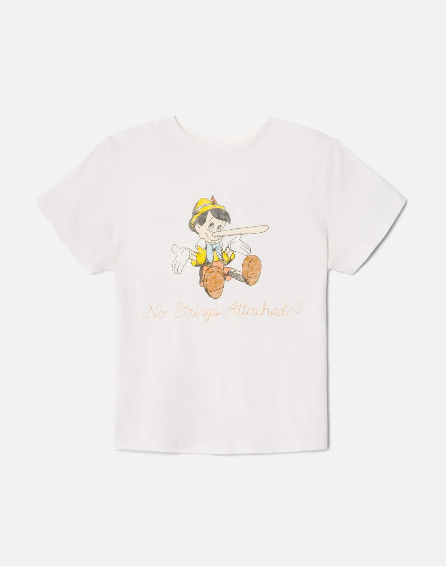 Classic "Pinocchio" Tee - Vintage White sold by Re/Done