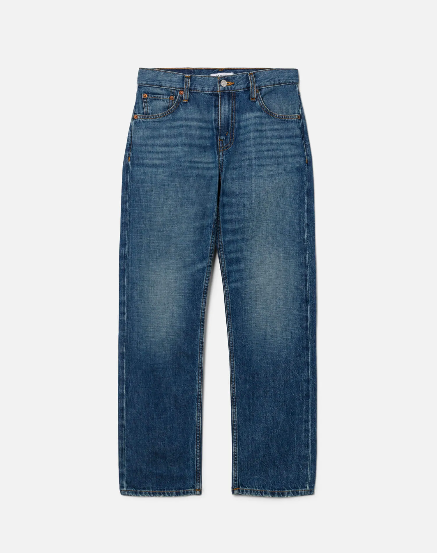 Mid Rise Blondie Crop - Mendocino Indigo sold by Re/Done product image thumbnail 4