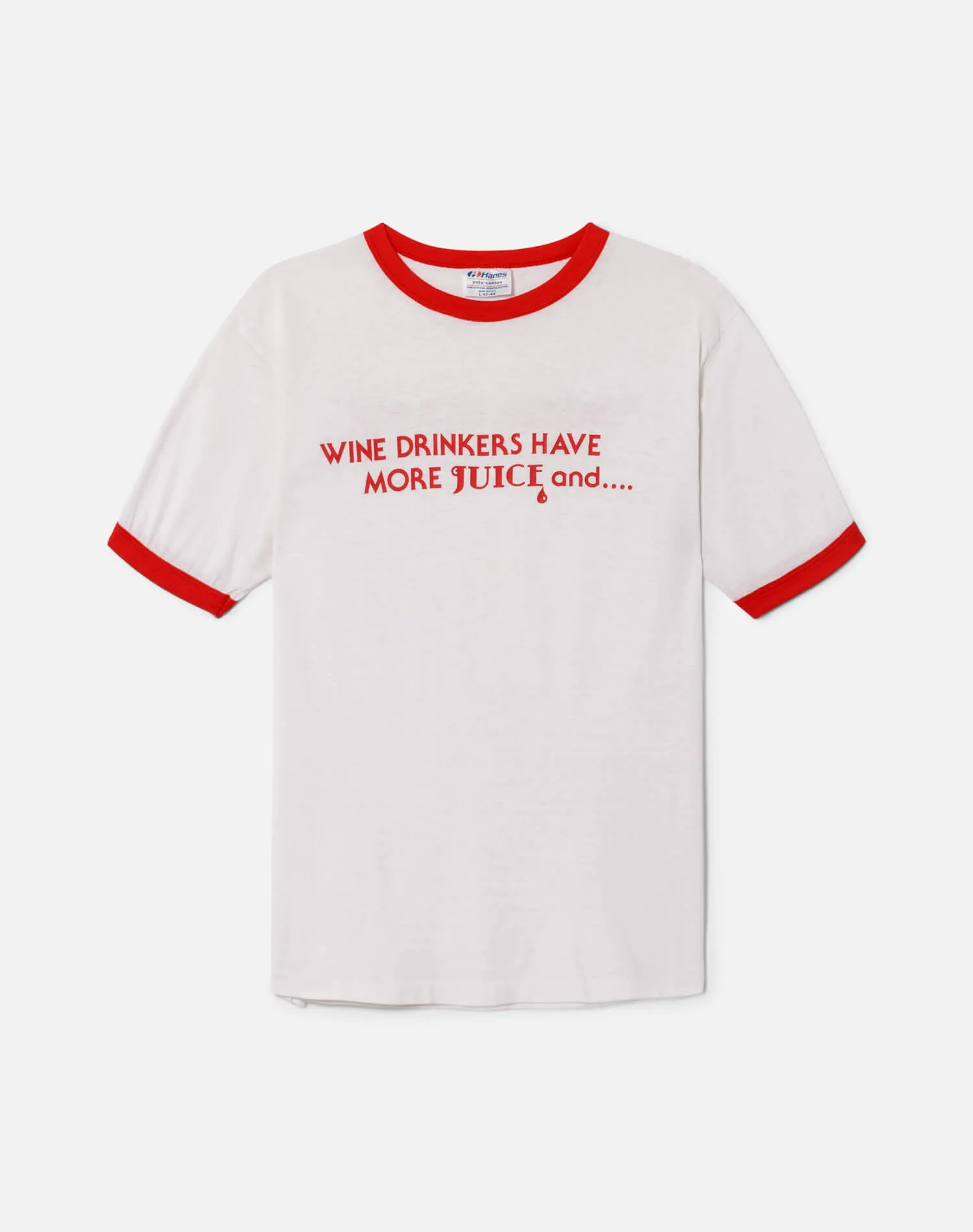 90s Wine Tee -#1059 sold by Re/Done