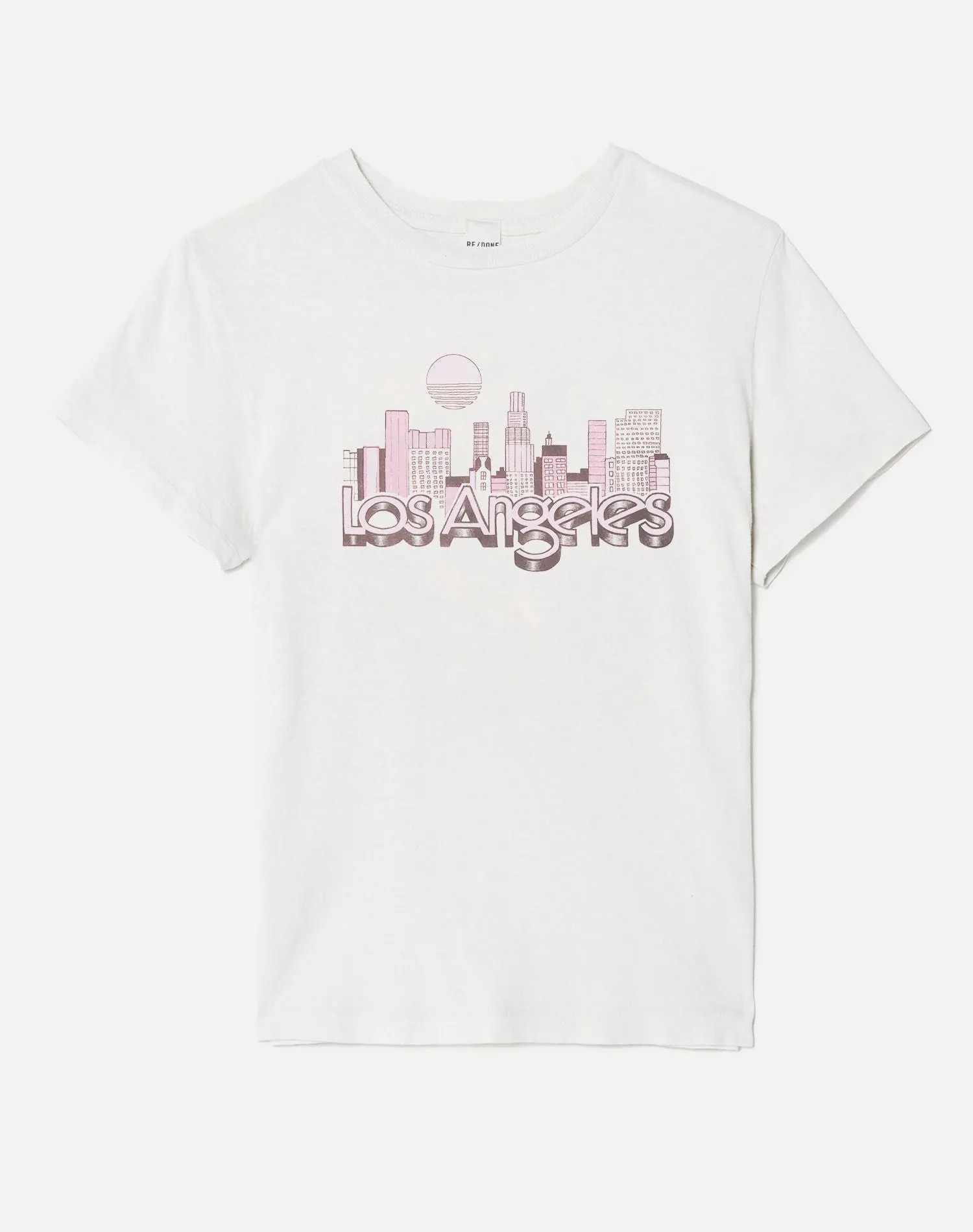 Classic Tee Los Angeles Skyline - Vintage White sold by Re/Done
