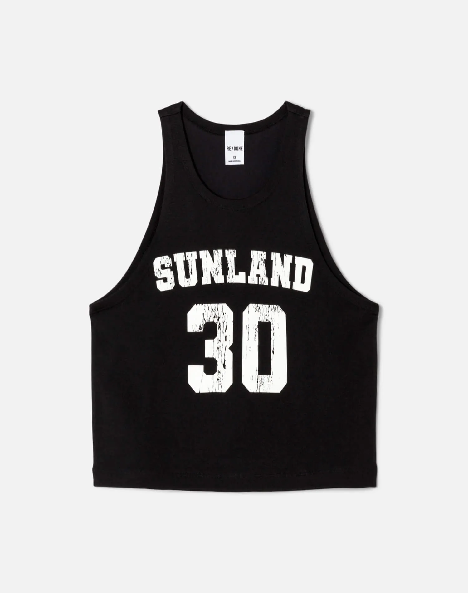 Shrunken Boyfriend Jersey - Black sold by Re/Done