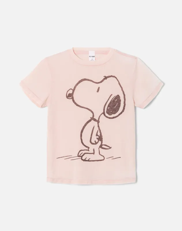 Classic Tee Snoopy - Dahlia made by Re/Done