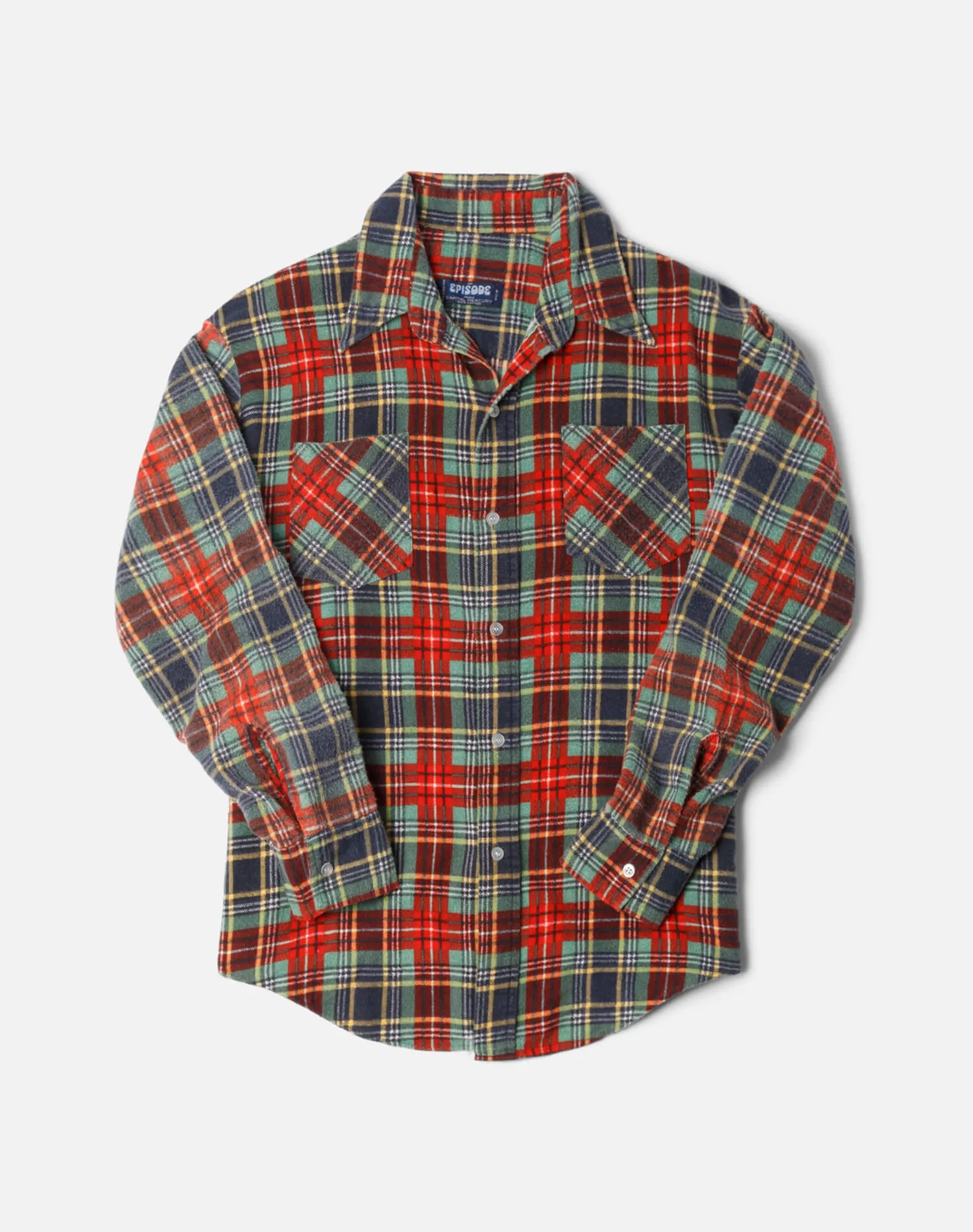 80s Flannel Shirt -#10 sold by Re/Done