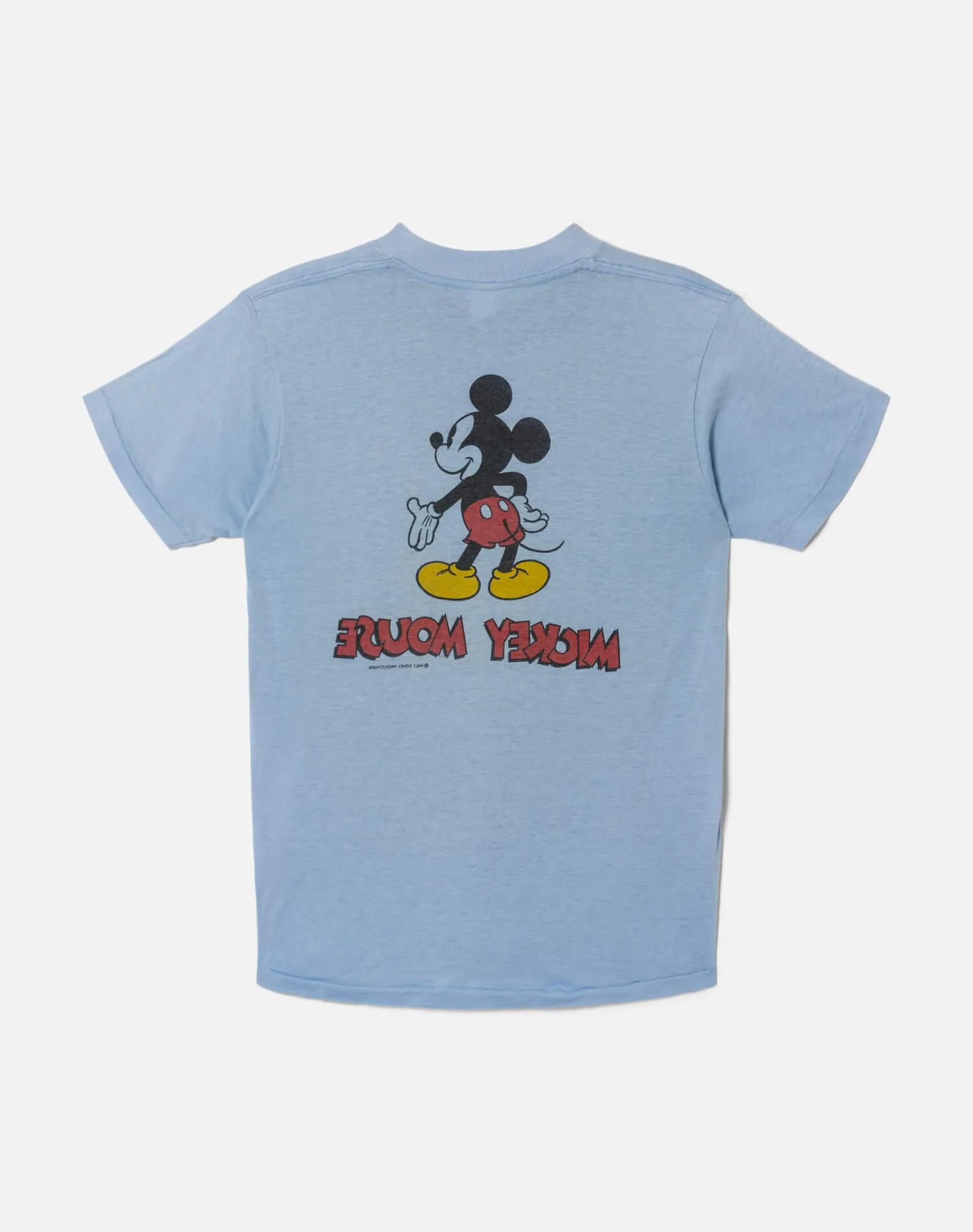 80s Blue Mickey Mouse Tee -#9 sold by Re/Done product image thumbnail 2