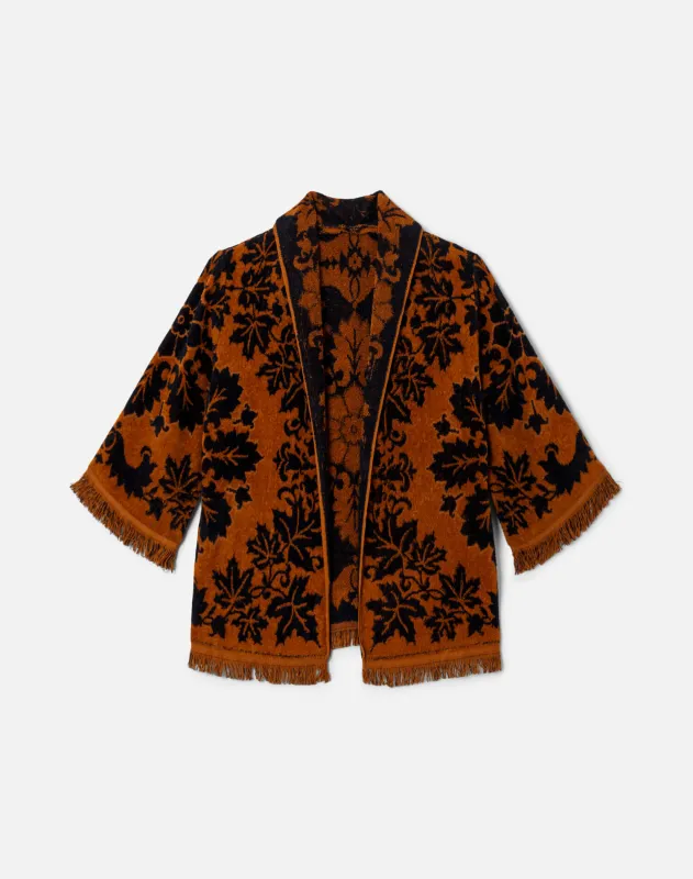 70s Terry Cloth Fringe Jacket -#72 made by Re/Done