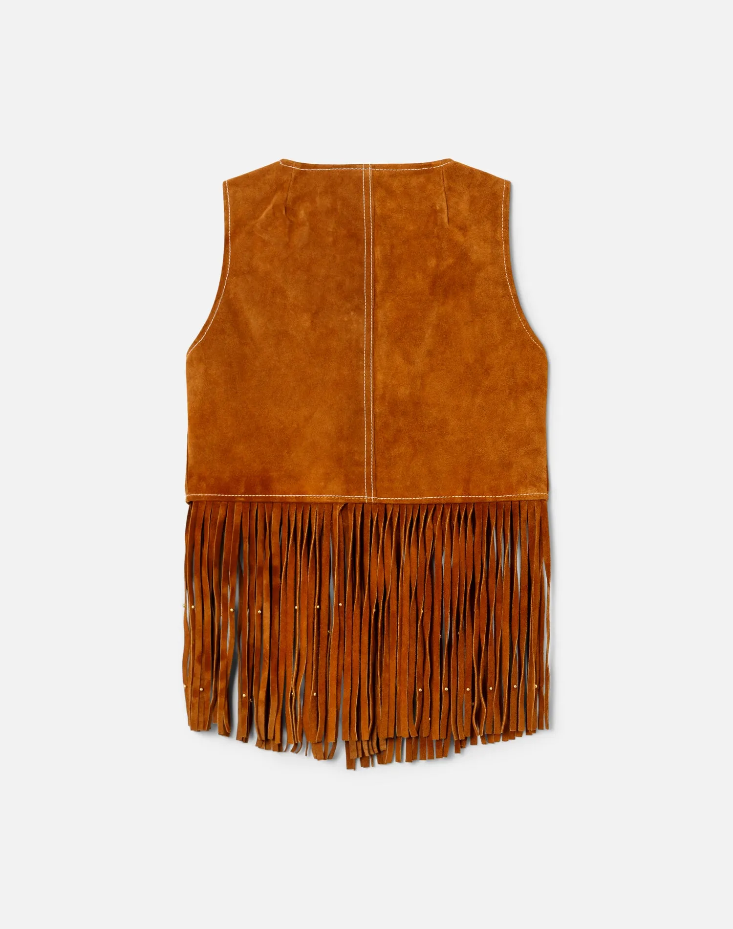 70s Suede Fringe Vest -#25 sold by Re/Done product image thumbnail 2