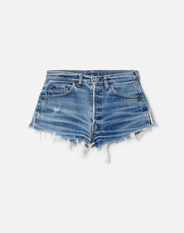 70s Selvedge Single Stitch Cut Off 501 Shorts -#2 sold by Re/Done