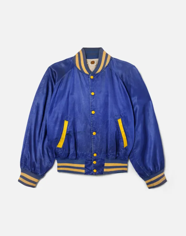 60s Smithy's Bowling Satin Bomber- #8 made by Re/Done