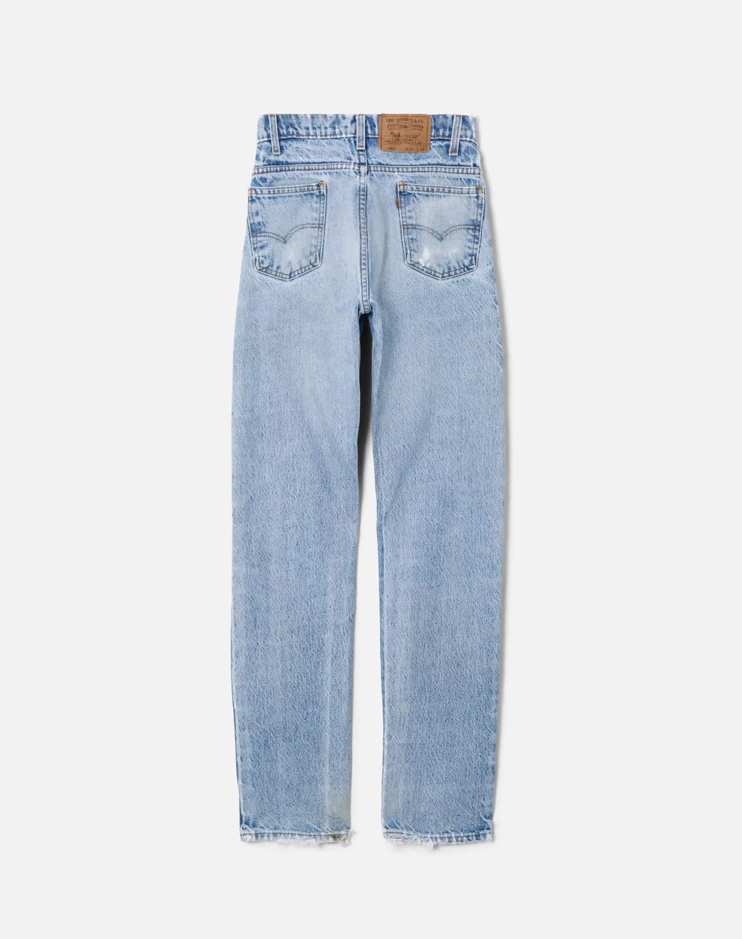 70s Orange Tab Distressed Levi's 505 -# 9 sold by Re/Done product image thumbnail 2