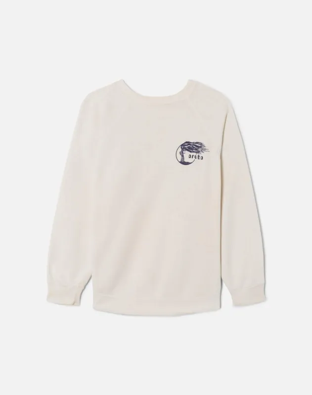 70s Aruba Crewneck Sweatshirt -#1216 made by Re/Done