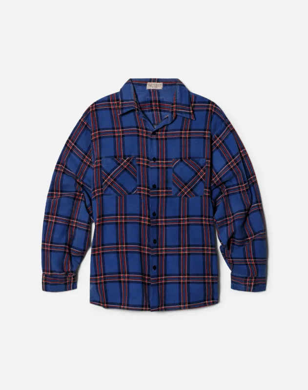 90s Flannel Shirt -#1206 made by Re/Done