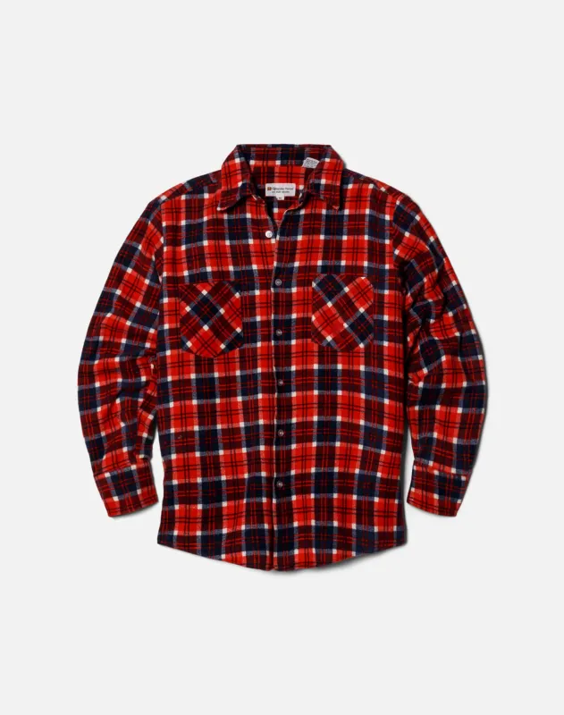 90s Flannel Shirt -#1204 made by Re/Done