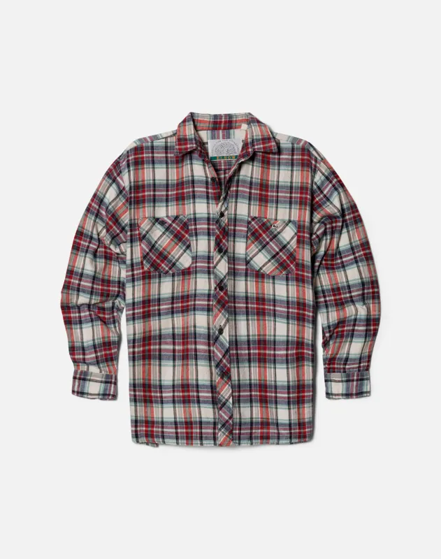 90s Flannel Shirt -#1203 made by Re/Done