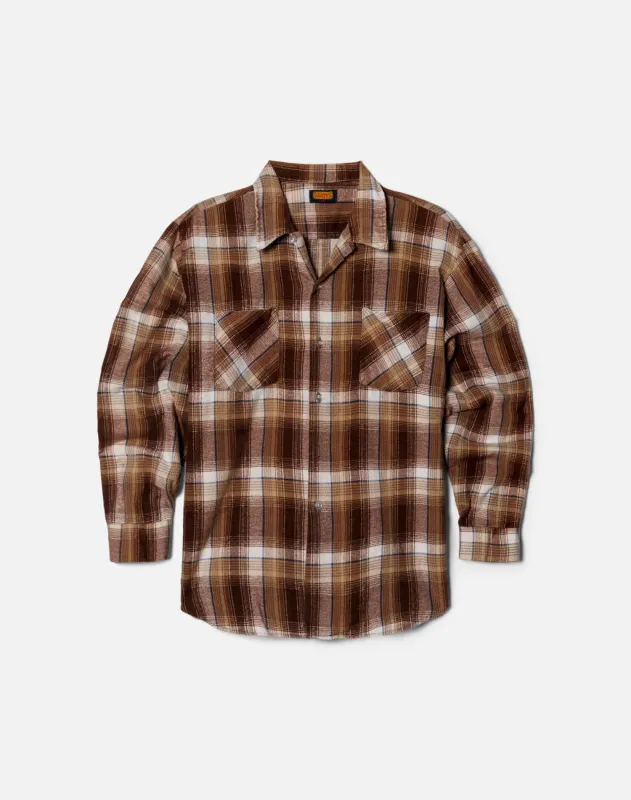 90s Flannel Shirt -#1201 made by Re/Done