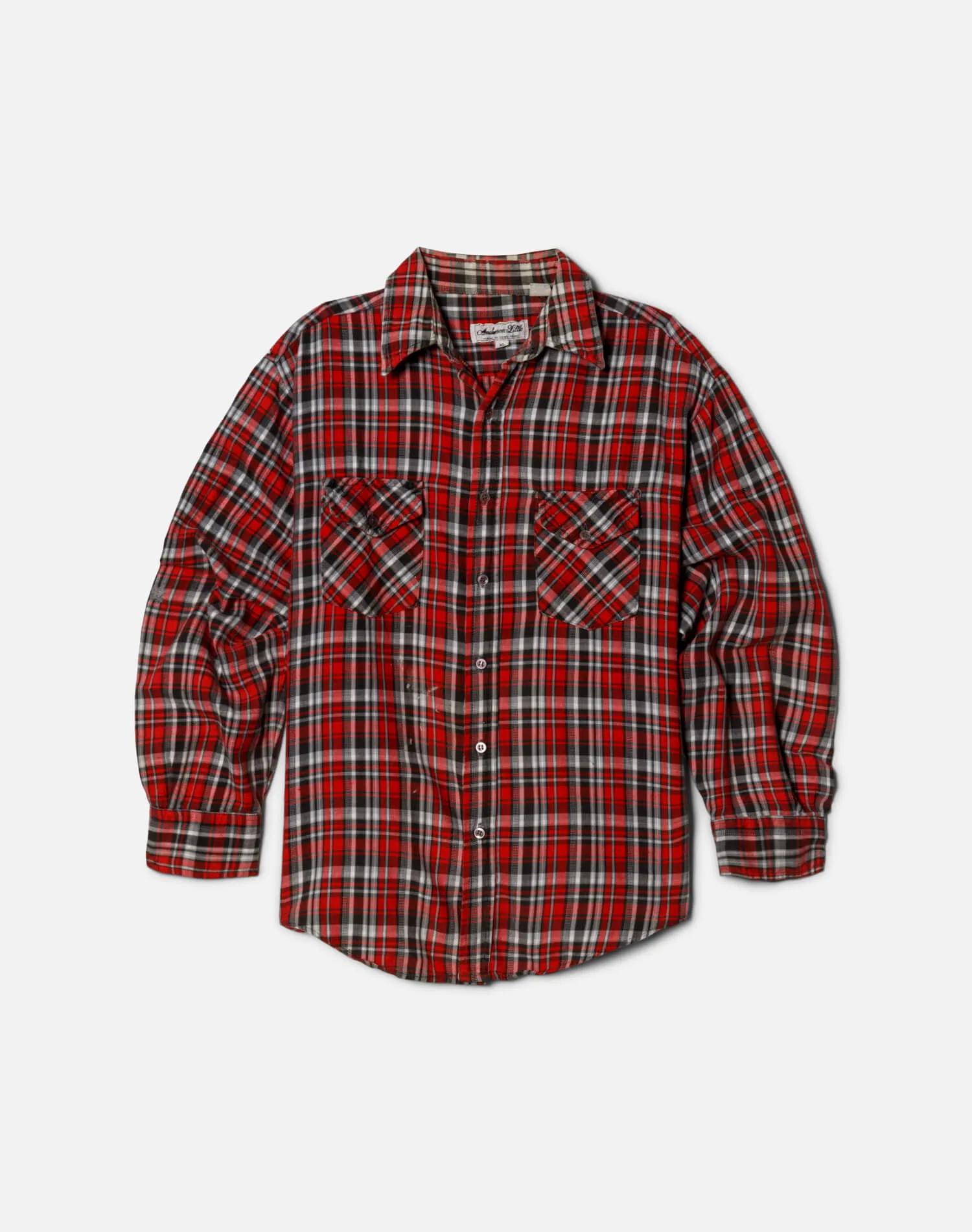 80s Flannel Shirt -#1200 sold by Re/Done