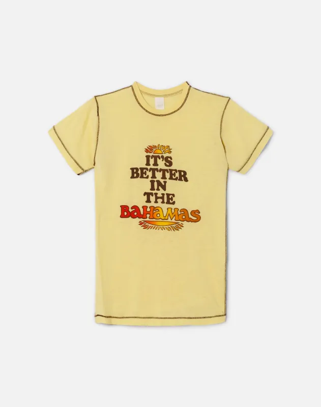 70s Bahamas Tee -#1171 sold by Re/Done