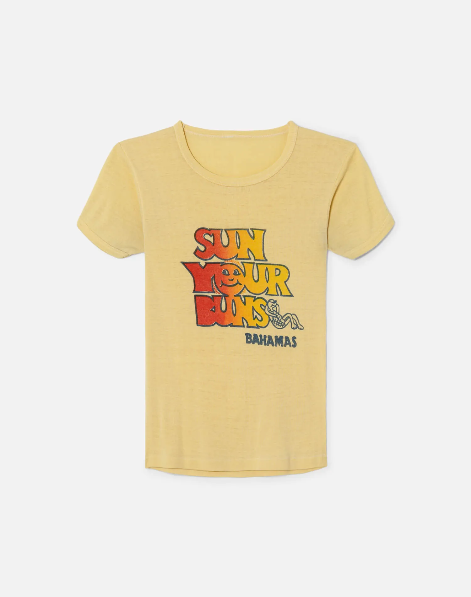 80s Sun Your Buns Tee -#1169 sold by Re/Done