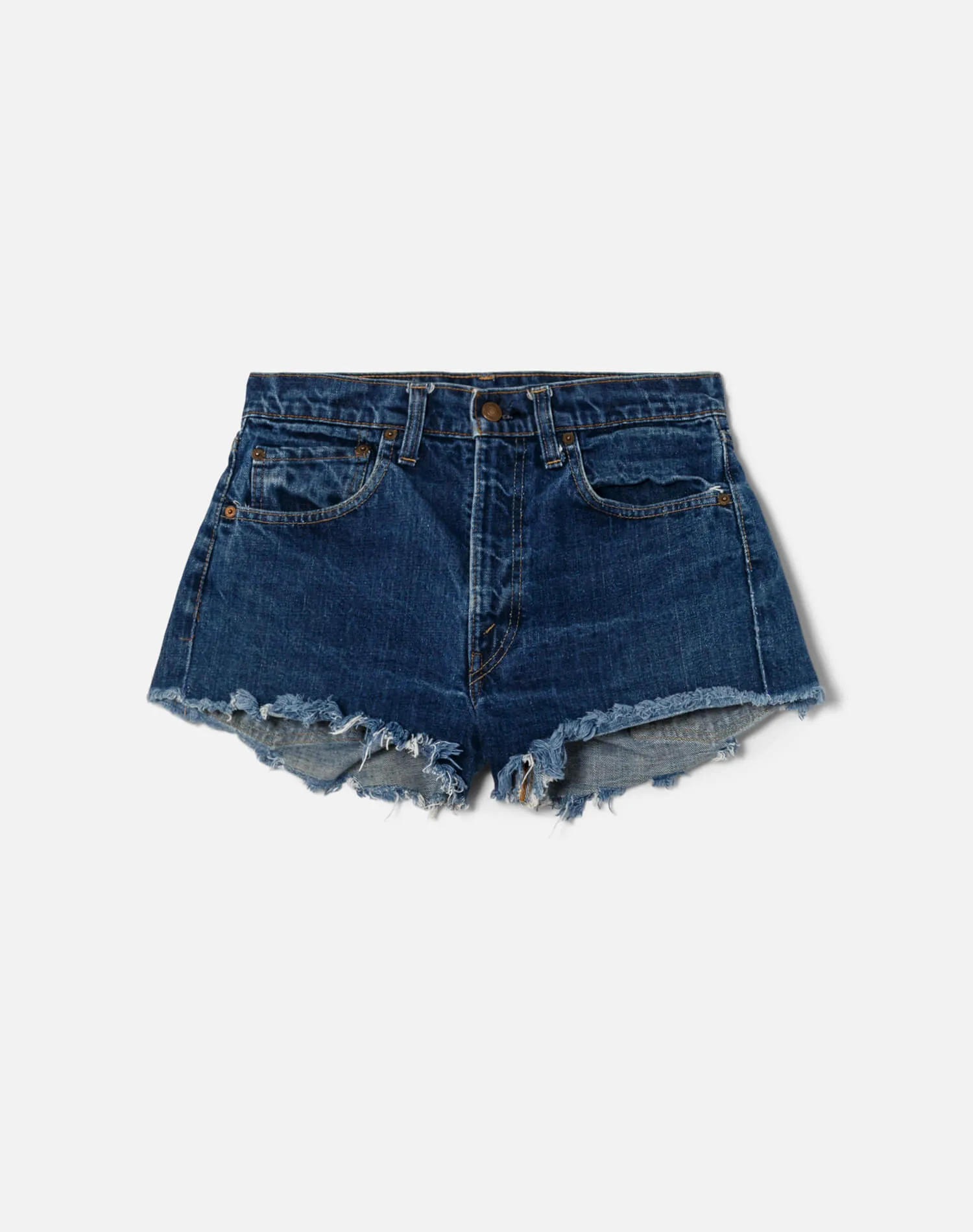 70s Levi's 505 Selvedge Cutoff Shorts -#1276 sold by Re/Done
