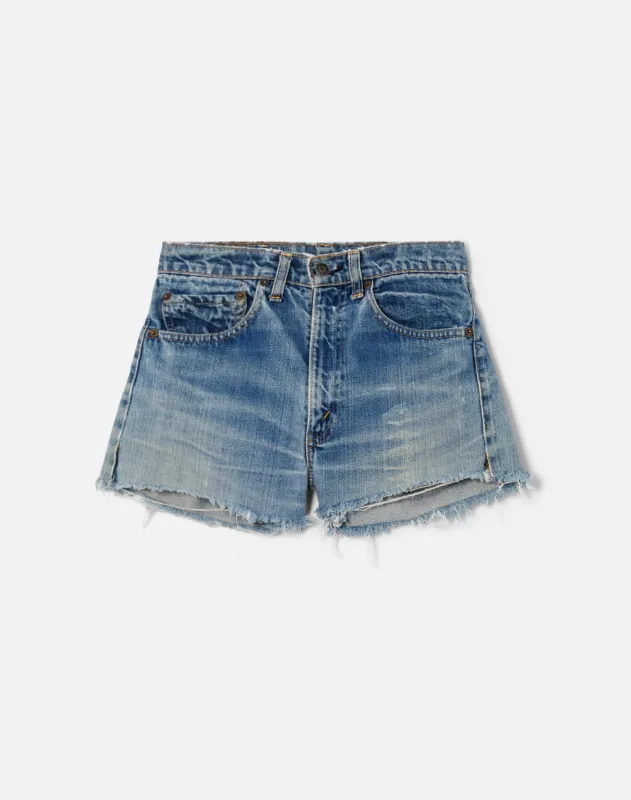 60s Levi's 501 Selvedge Cutoff Shorts -#1275 made by Re/Done