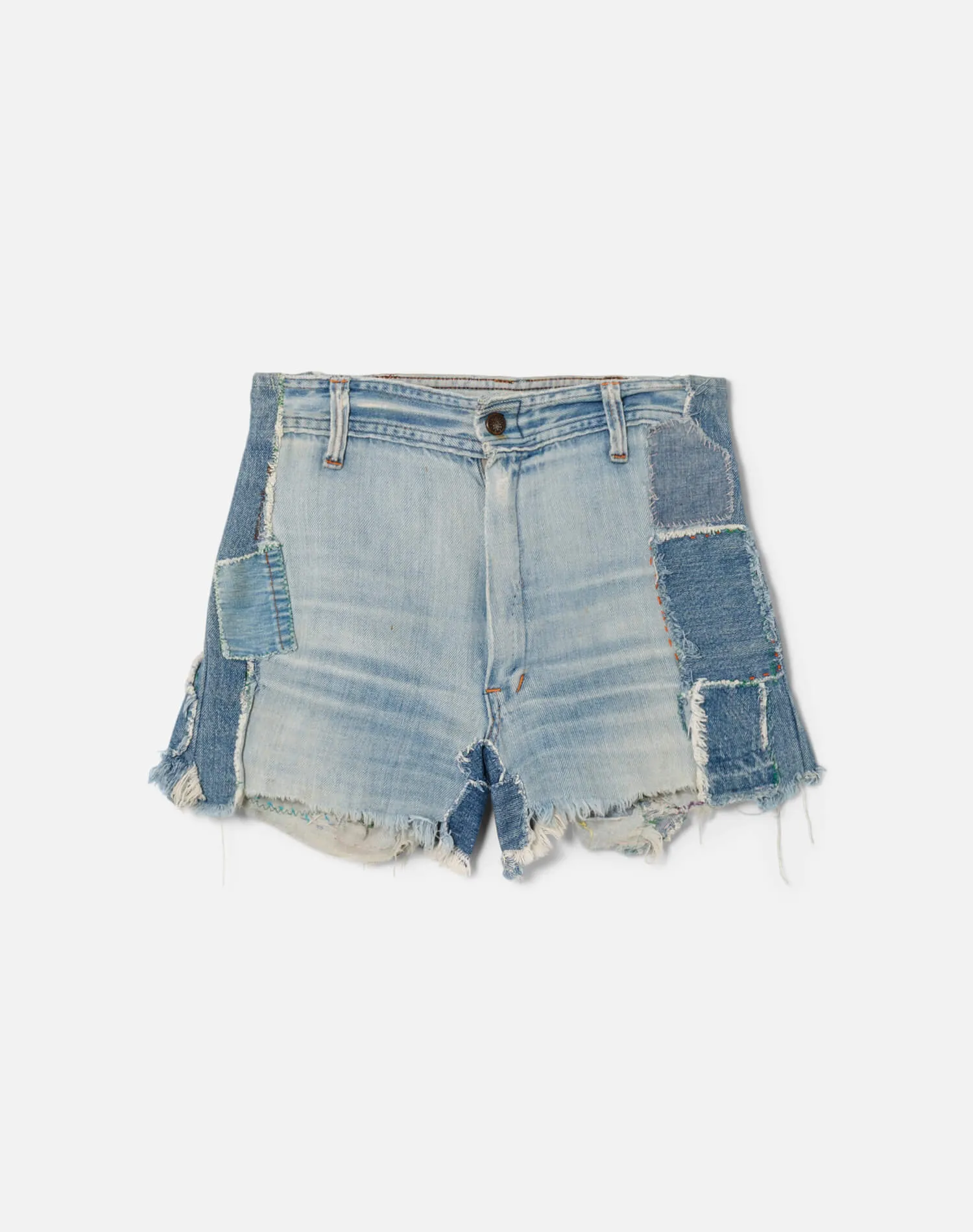 70s Patchwork Denim Short -#1263 sold by Re/Done