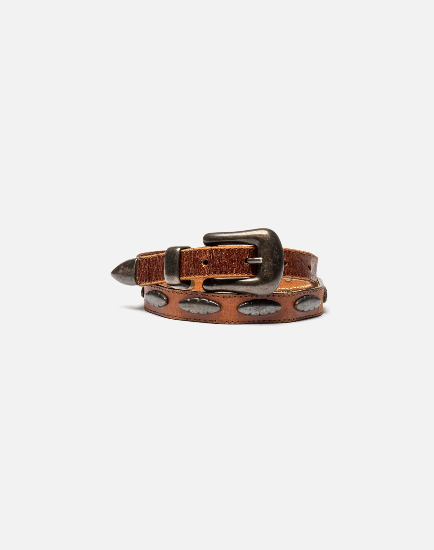 80s Concho Leather Belt -#1191 sold by Re/Done product image thumbnail 3