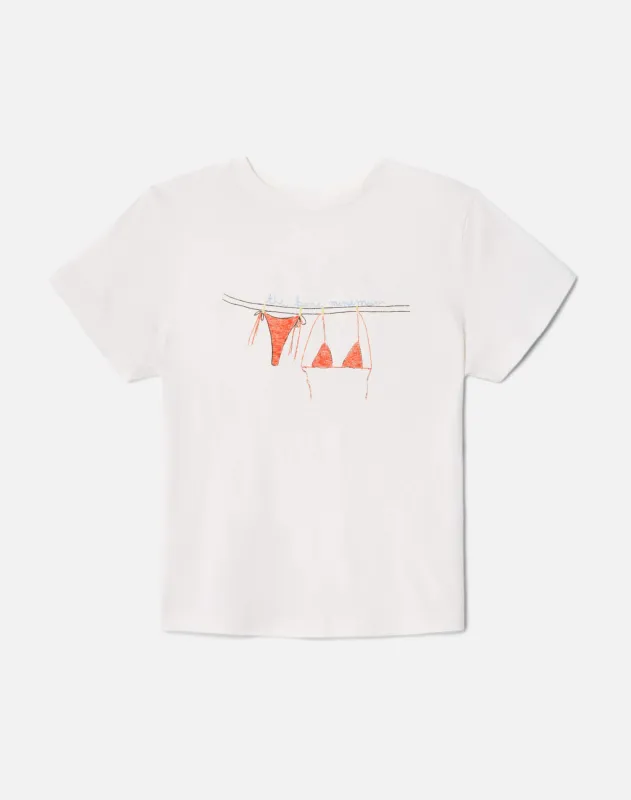 Classic Tee Bare Minimum - Vintage White made by Re/Done