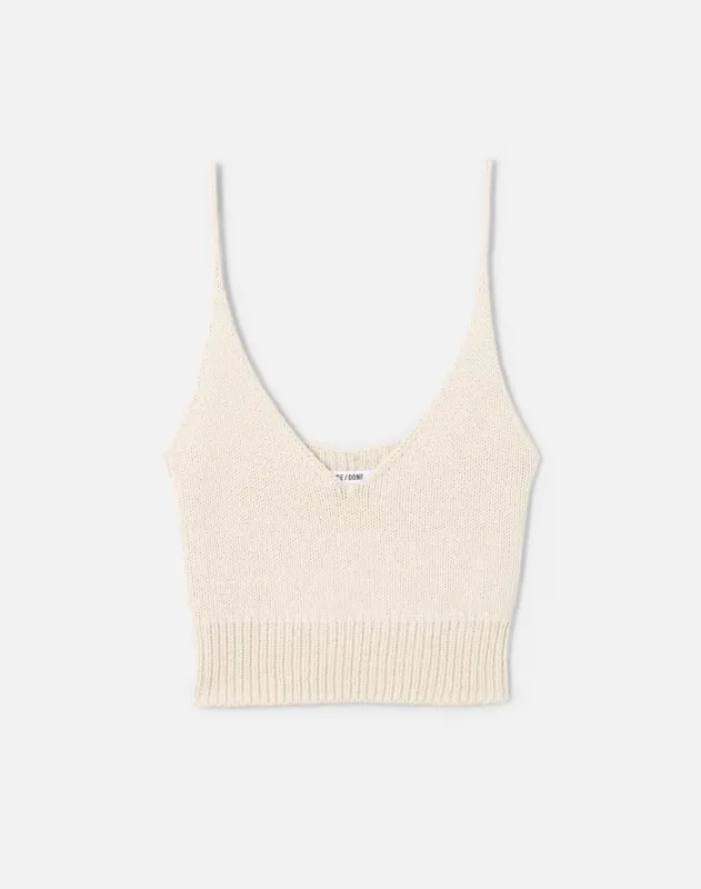 Millie Cami - Vintage White made by Re/Done