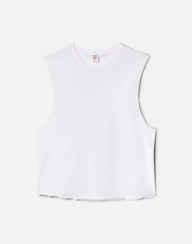 Susan Tee - Optic White made by Hanes