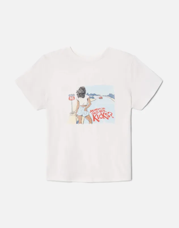Classic Tee Kicks - Vintage White made by Re/Done
