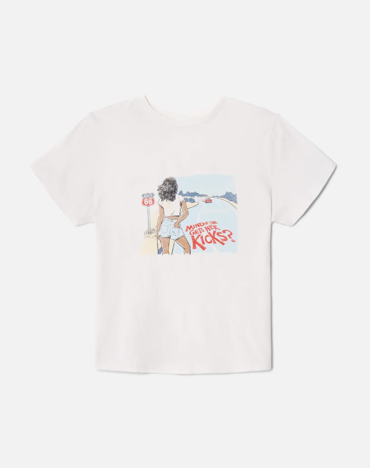 Classic Tee Kicks - Vintage White sold by Re/Done