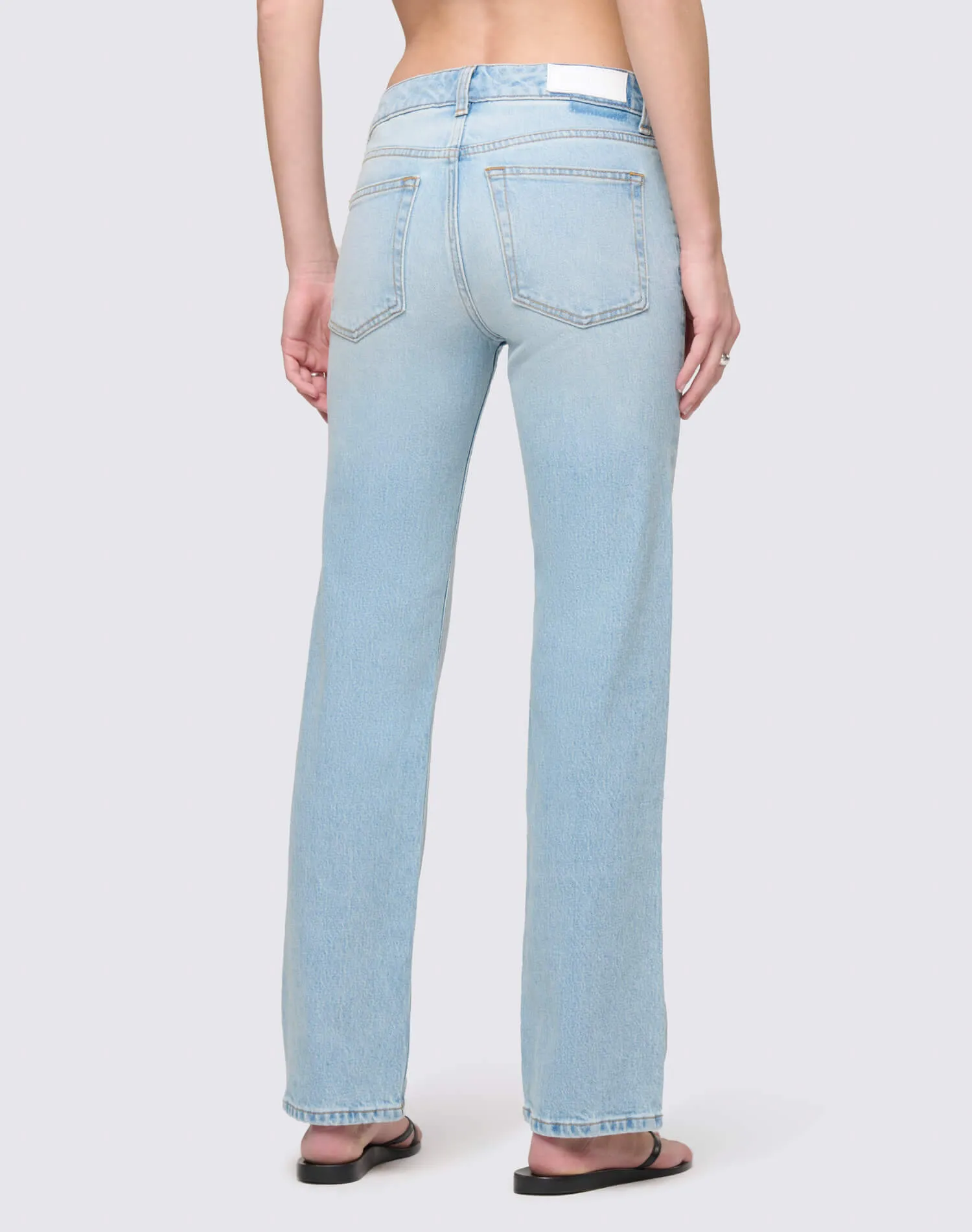 Slim Straight Crop - Silver Springs sold by Re/Done product image thumbnail 2