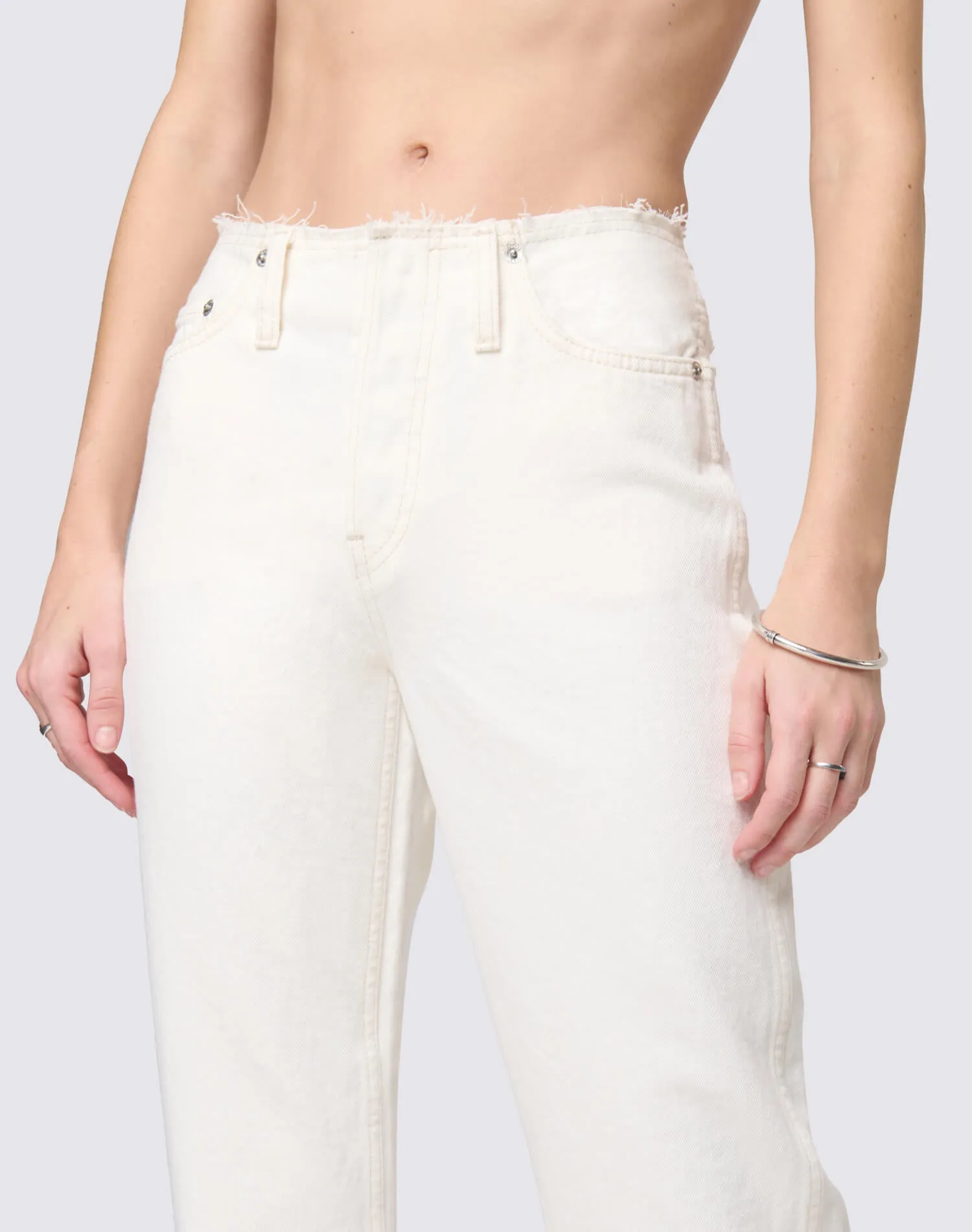 Roxy Loose - Crema sold by Re/Done product image thumbnail 2