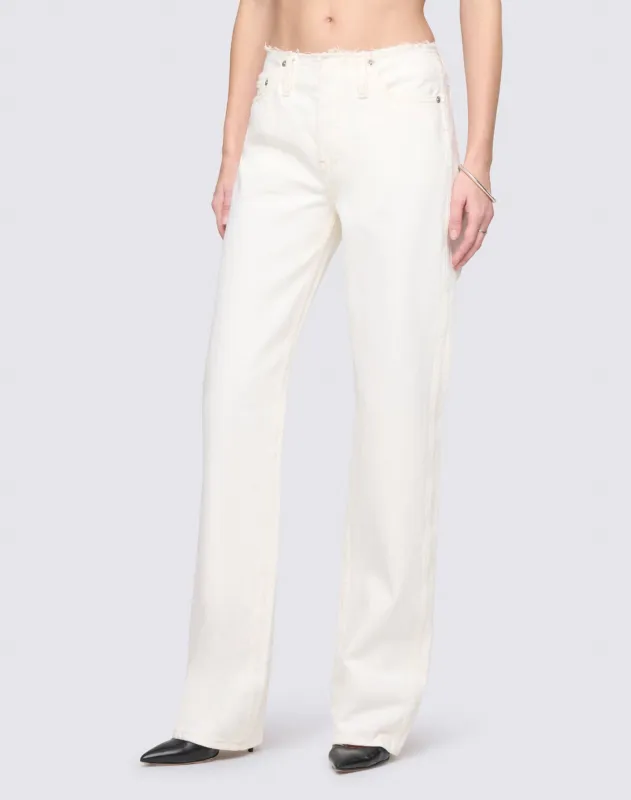 Roxy Loose - Crema made by Re/Done